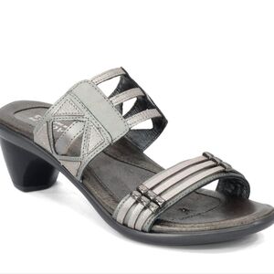 Naot Womens Leather Comfort Heels Sandals Shoes sz 42/11-11.5